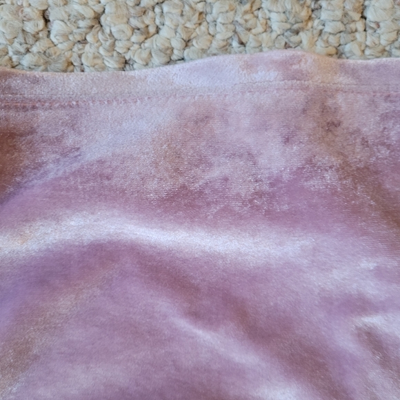 Pink Velvet Wide Leg Pants Size Medium By Victoria Secret - Picture 3 of 10